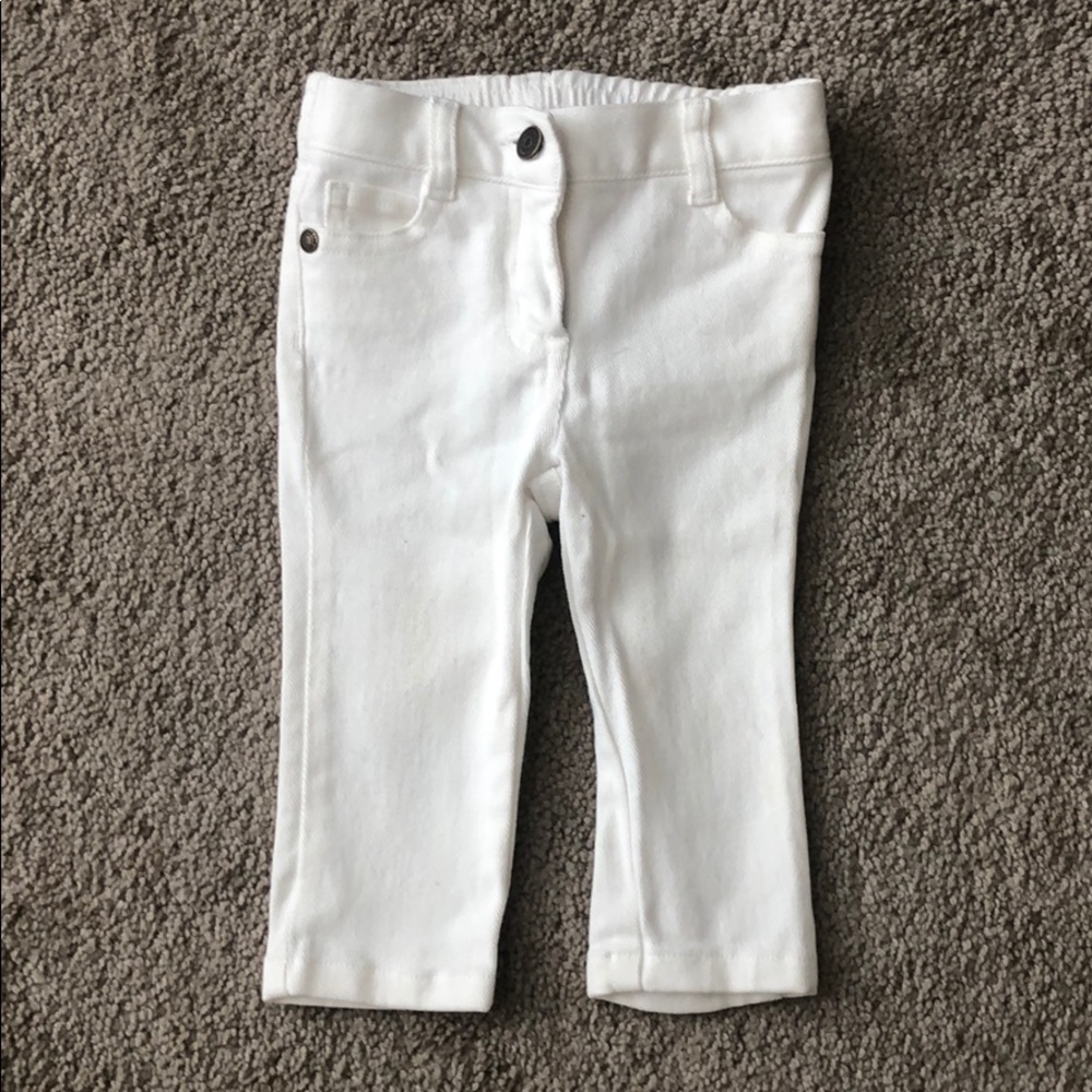 White/cream Janie and Jack jeans